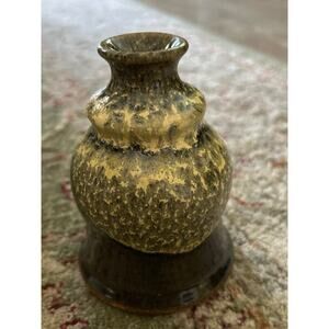 Drip Glaze Bud Vase (mcm) unmarked